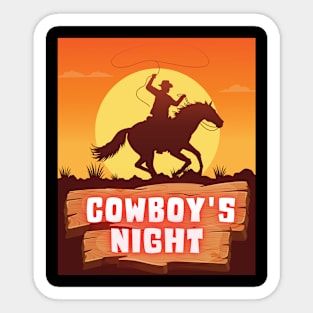 Cowboy Sticker